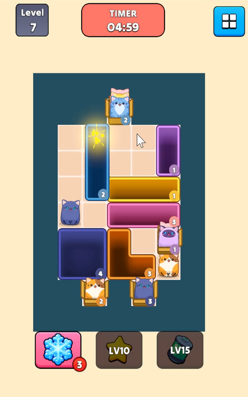 Strategic block sliding
